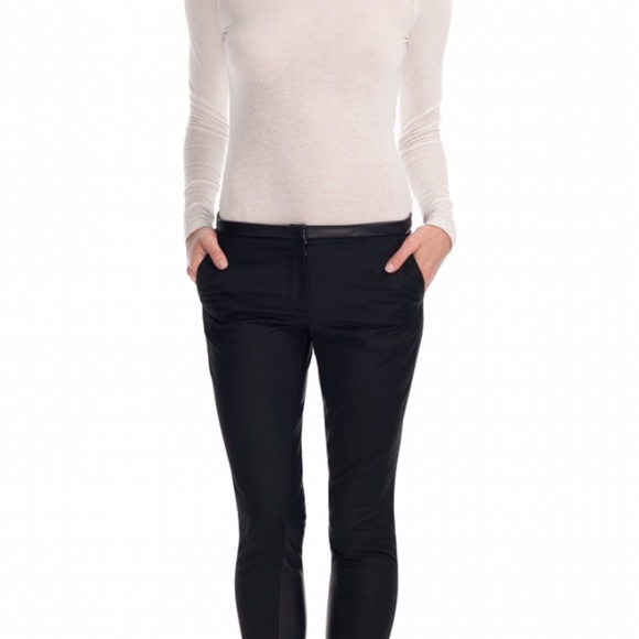 Elizabeth and James Leather Trim Pants - Picture 2 of 8